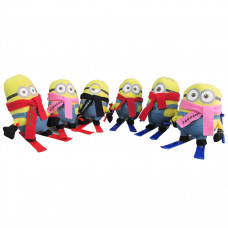 PELUCHE MINION C/SKIS PACK 6 UNI